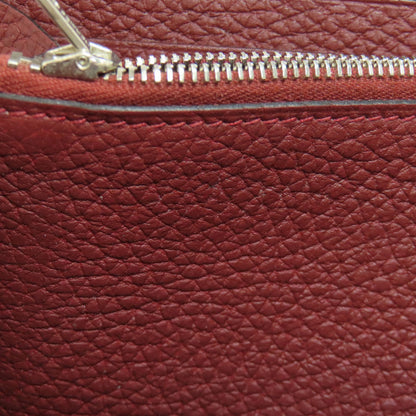 HERMES エルメス アザップロング ルージュセリエ シルバー金具 長財布（小銭入れあり） トゴ レディース 中古