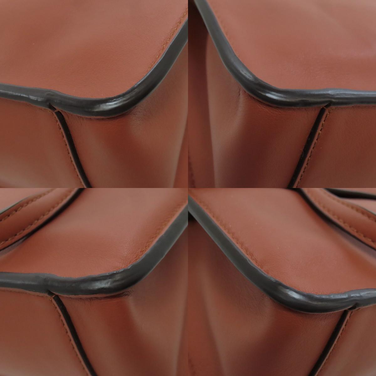FENDI フェンディ フリップ スモール 2WAY ショルダーバッグ カーフ レディース 中古