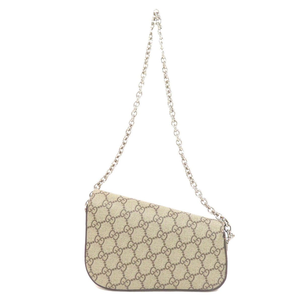 GUCCI グッチ 774209 ワンショルダー ホースビット GG 2WAY ショルダーバッグ PVC レディース 中古