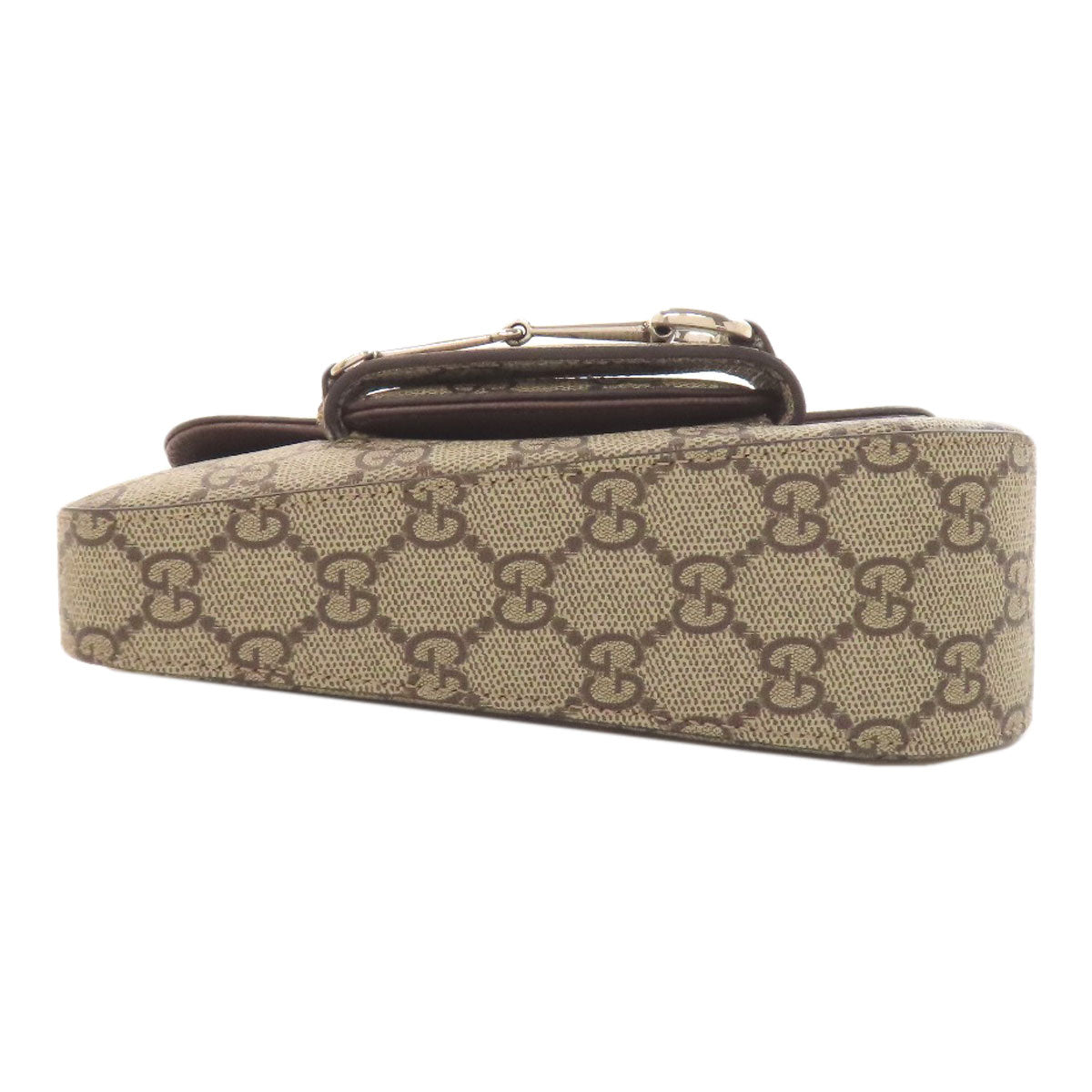 GUCCI グッチ 774209 ワンショルダー ホースビット GG 2WAY ショルダーバッグ PVC レディース 中古