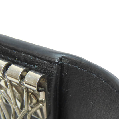 SAINT LAURENT サンローラン 型押し キーケース レザー レディース 中古