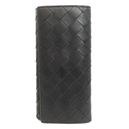 BOTTEGA VENETA ボッテガヴェネタ イントレチャート 長財布（小銭入れなし） カーフ レディース 中古