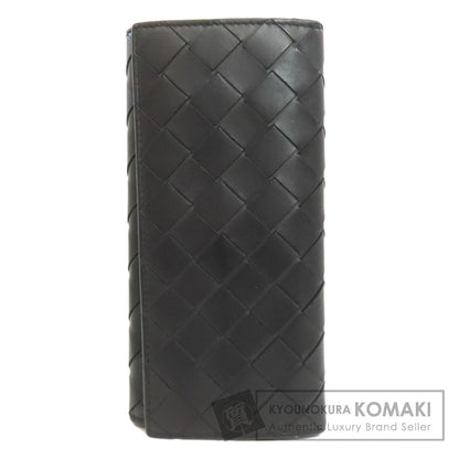 BOTTEGA VENETA ボッテガヴェネタ イントレチャート 長財布（小銭入れなし） カーフ レディース 中古