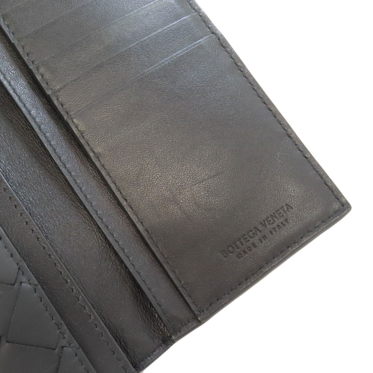 BOTTEGA VENETA ボッテガヴェネタ イントレチャート 長財布（小銭入れなし） カーフ レディース 中古