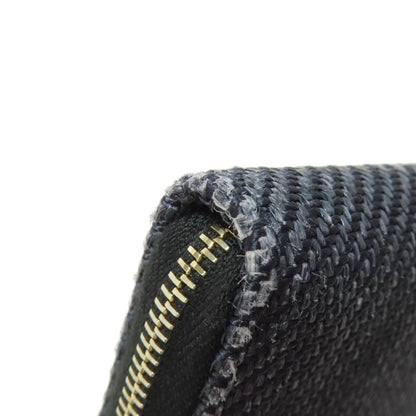 CHANEL シャネル ドーヴィル スモールジップウォレット 長財布（小銭入れあり） キャンバス レディース 中古