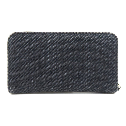 CHANEL シャネル ドーヴィル スモールジップウォレット 長財布（小銭入れあり） キャンバス レディース 中古