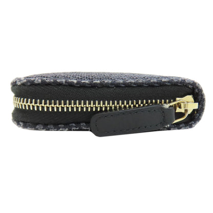 CHANEL シャネル ドーヴィル スモールジップウォレット 長財布（小銭入れあり） キャンバス レディース 中古