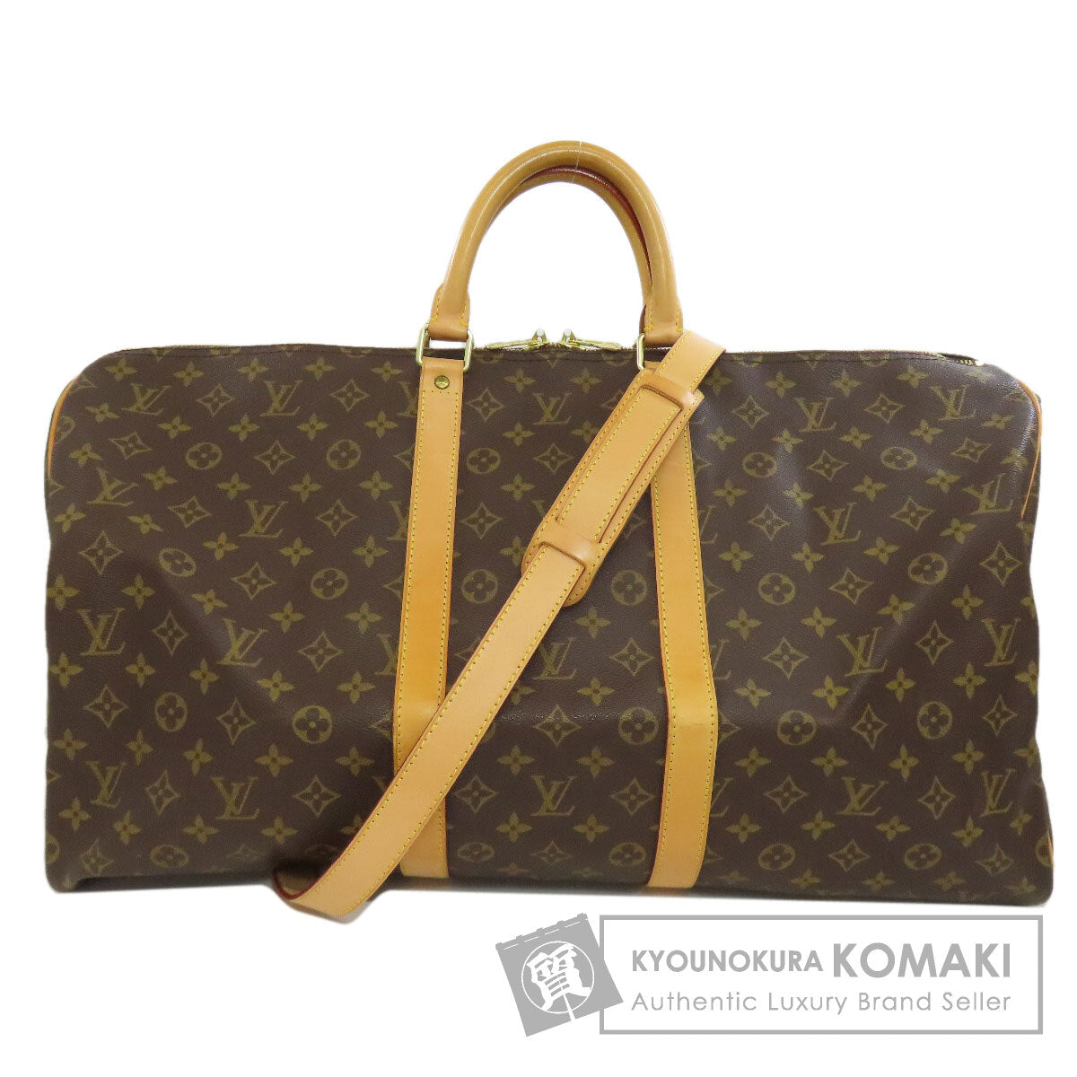 LOUIS VUITTON ルイヴィトン M41414 キーポル バンドリエール55 ボストンバッグ モノグラムキャンバス レディース 中古