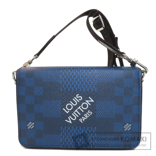 LOUIS VUITTON ルイヴィトン N50026 ステュディオ メッセンジャー 3D ショルダーバッグ ダミエキャンバス メンズ 中古