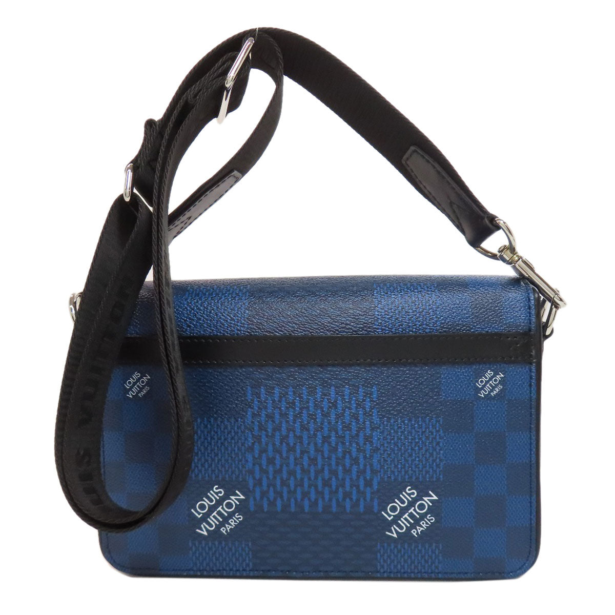 LOUIS VUITTON ルイヴィトン N50026 ステュディオ メッセンジャー 3D ショルダーバッグ ダミエキャンバス メンズ 中古