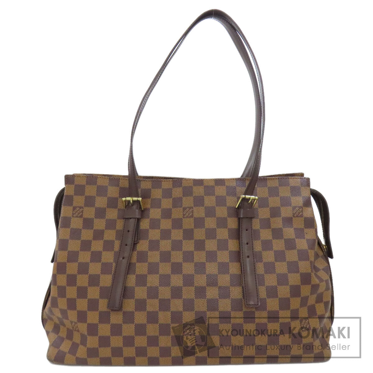 LOUIS VUITTON ルイヴィトン N51119 チェルシー トートバッグ ダミエキャンバス レディース 中古