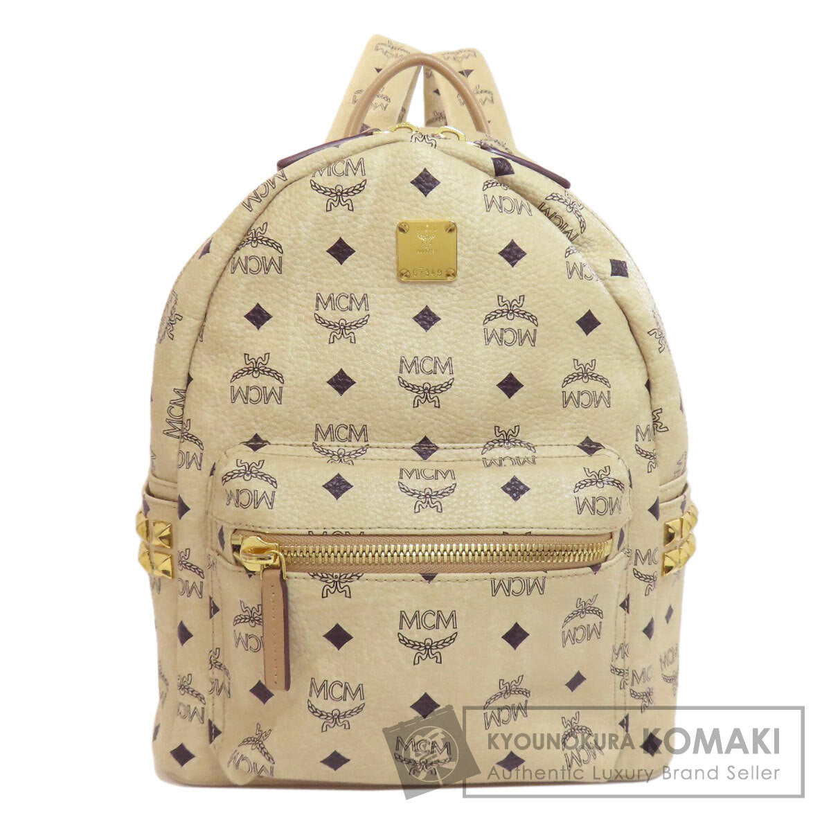 MCM エムシーエム ロゴ リュック・デイパック PVC レディース 中古
