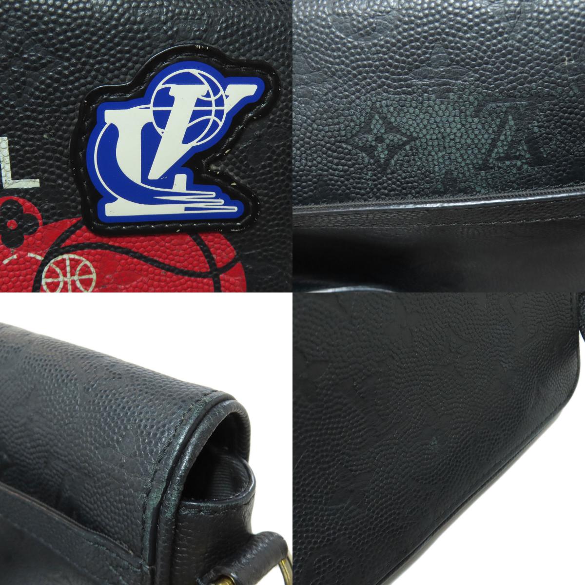 LOUIS VUITTON ルイヴィトン M58498 ステュディオ メッセンジャー NBAコラボ ショルダーバッグ アンプラント メンズ 中古