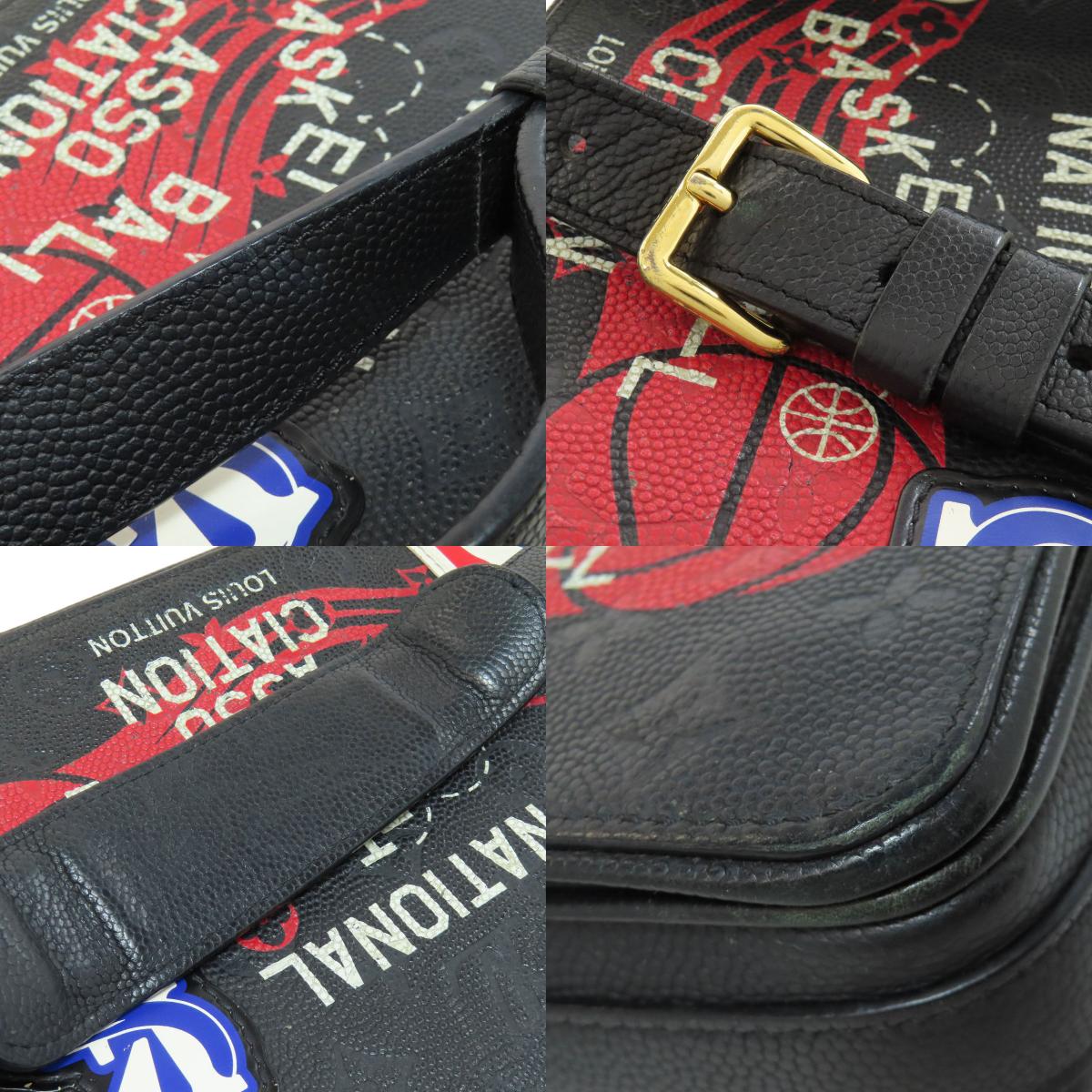 LOUIS VUITTON ルイヴィトン M58498 ステュディオ メッセンジャー NBAコラボ ショルダーバッグ アンプラント メンズ 中古