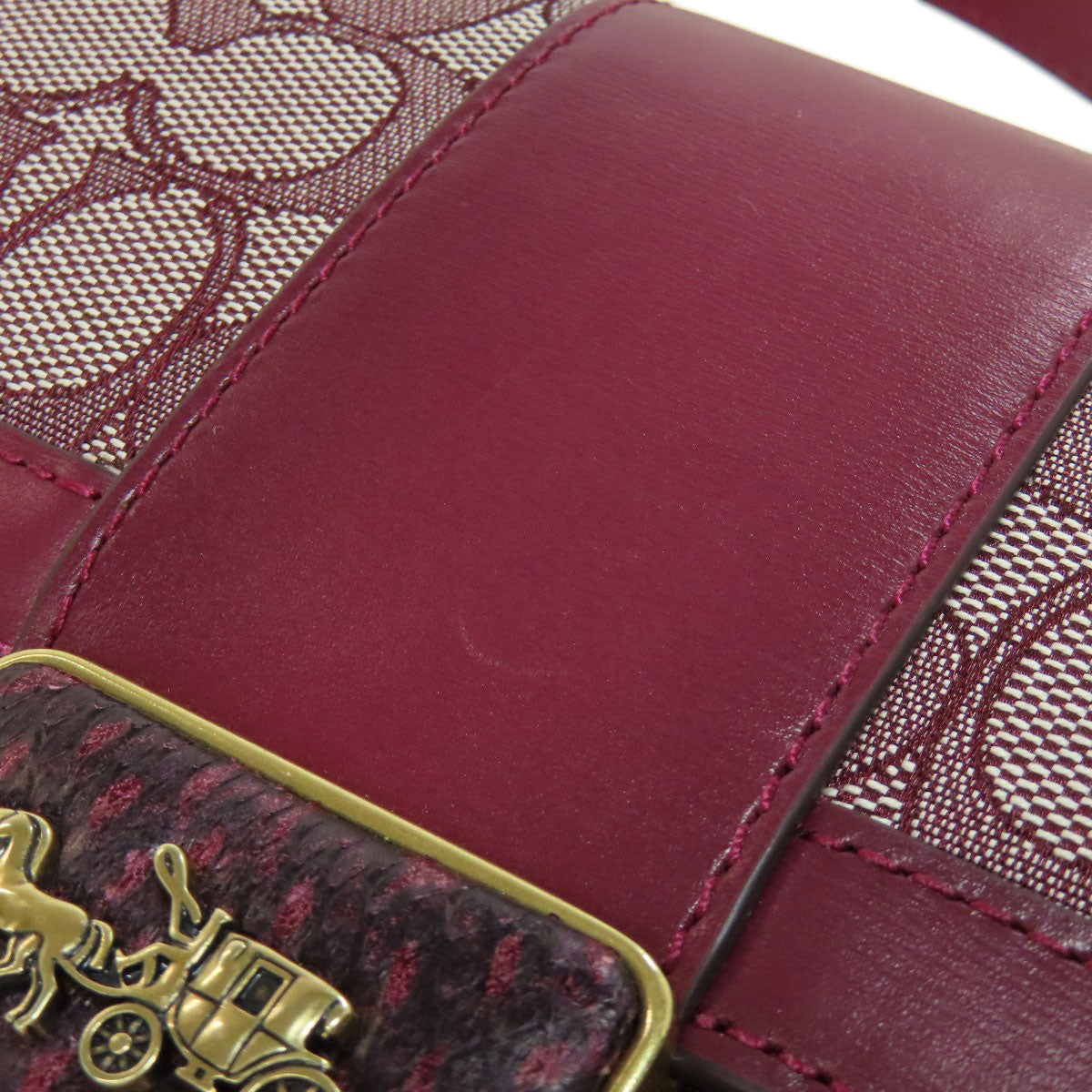 COACH コーチ C3760 アリーショルダーバッグ ショルダーバッグ キャンバス レディース 中古