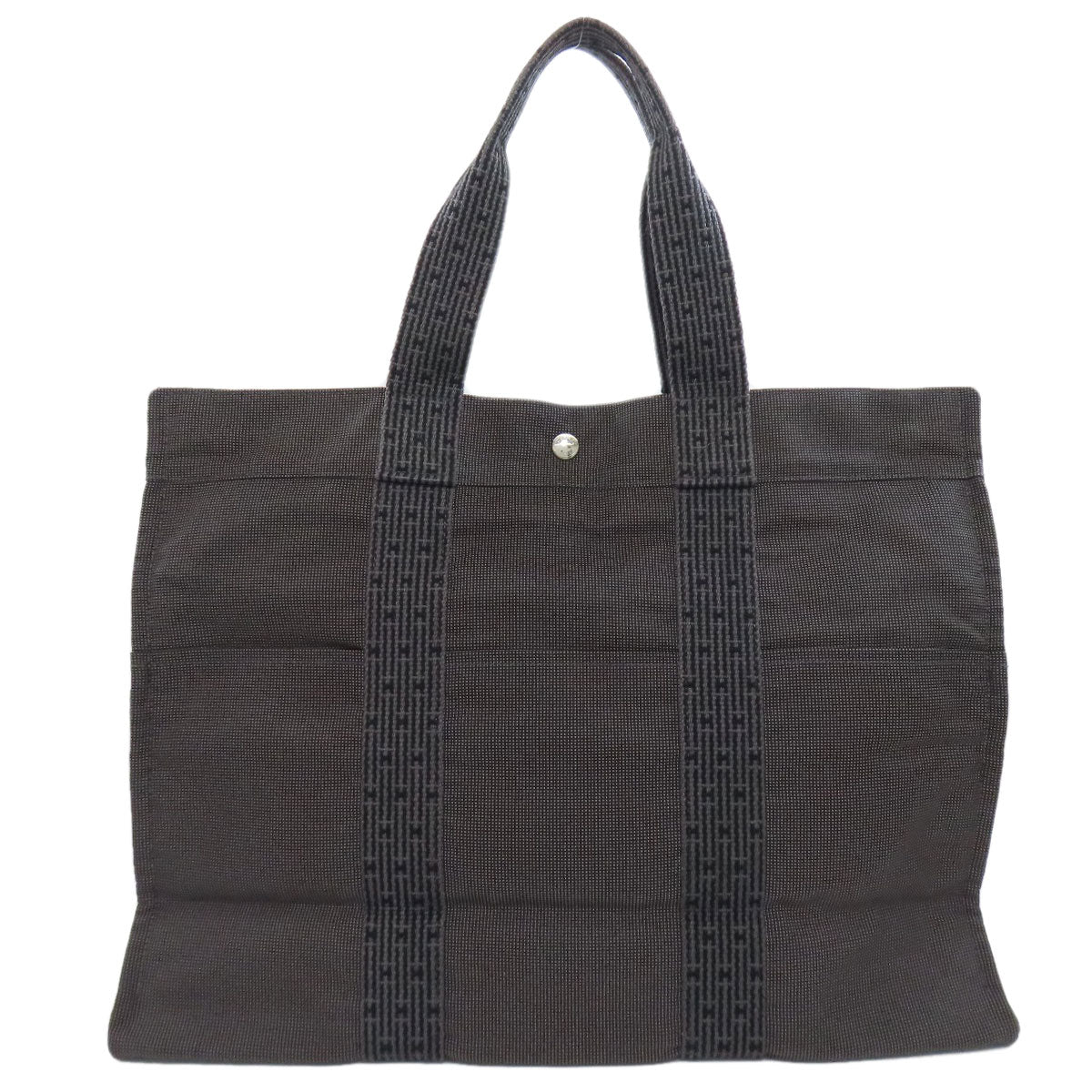 HERMES エルメス エールラインGM トートバッグ キャンバス レディース 中古