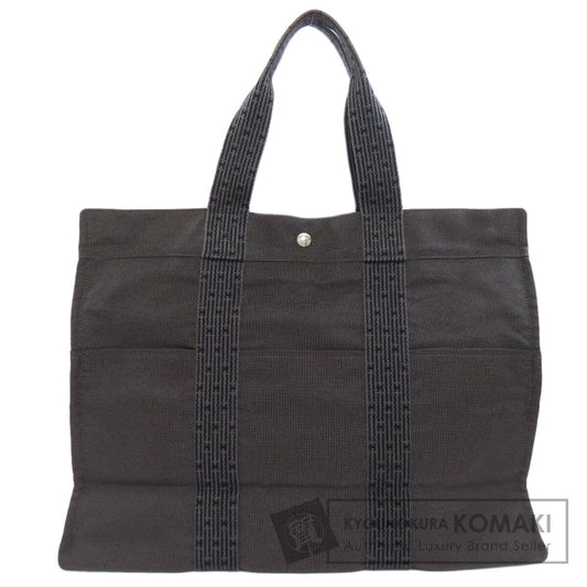 HERMES エルメス エールラインGM トートバッグ キャンバス レディース 中古
