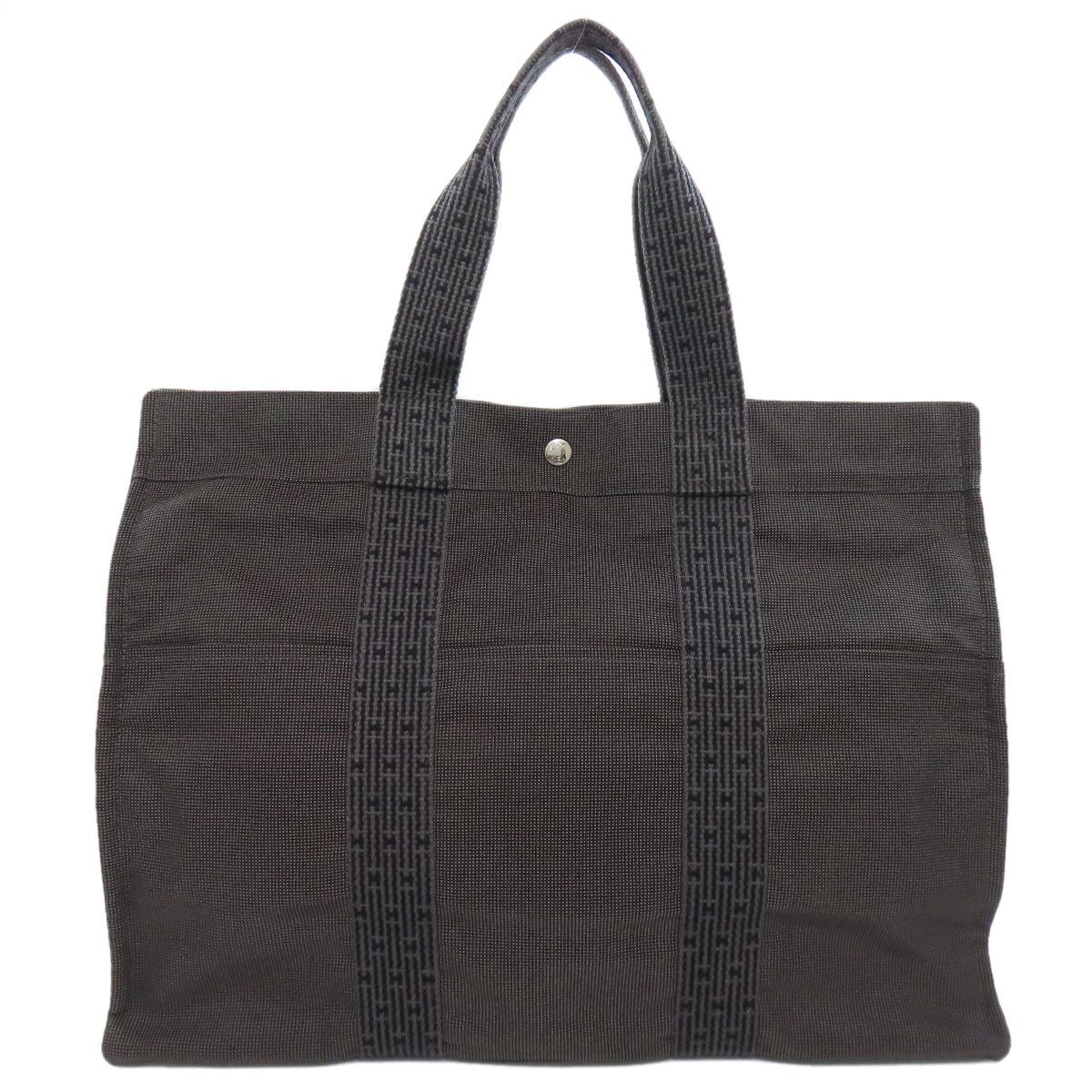 HERMES エルメス エールラインGM トートバッグ キャンバス レディース 中古