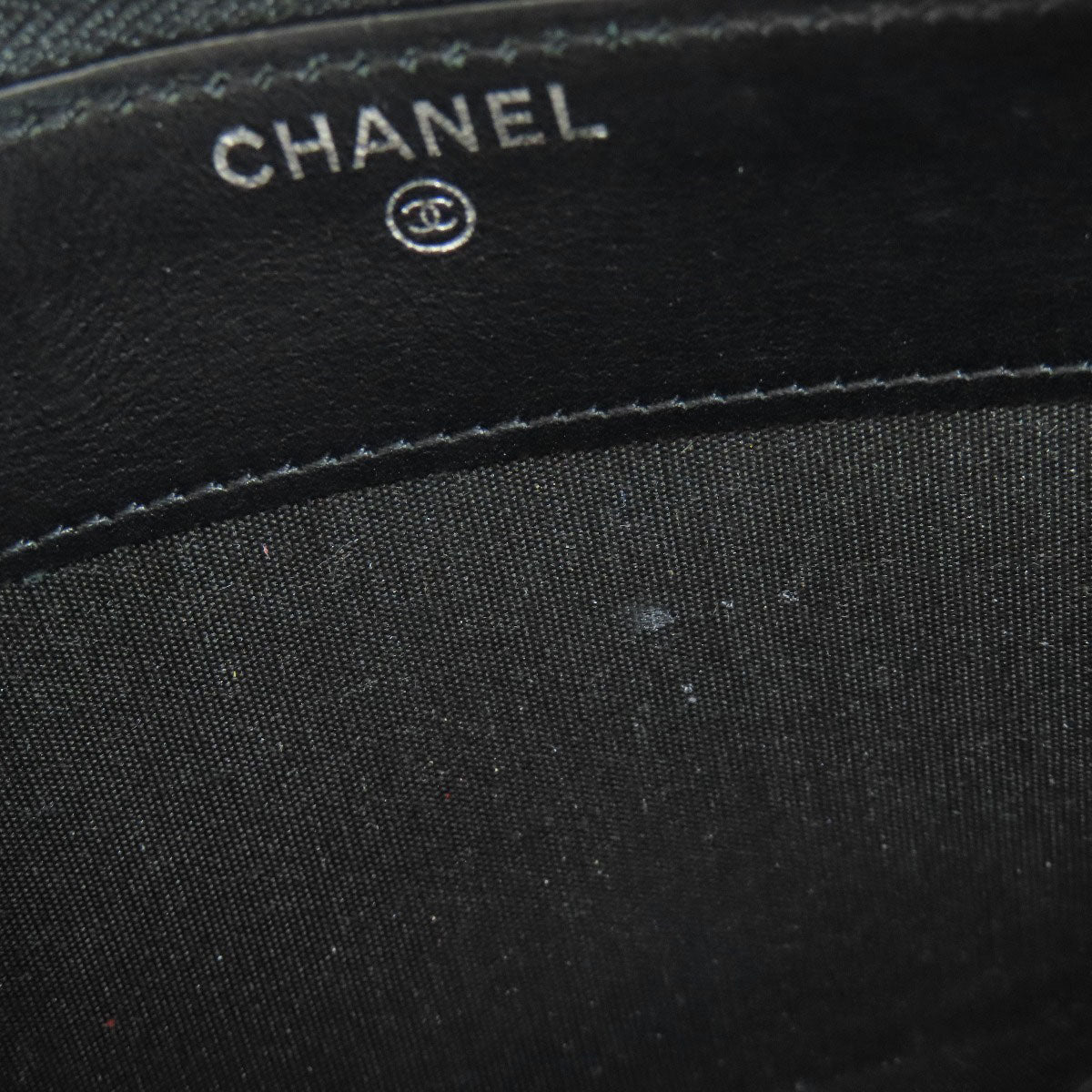 CHANEL シャネル ココマーク シルバー金具 長財布（小銭入れあり） グレインド カーフスキン レディース 中古