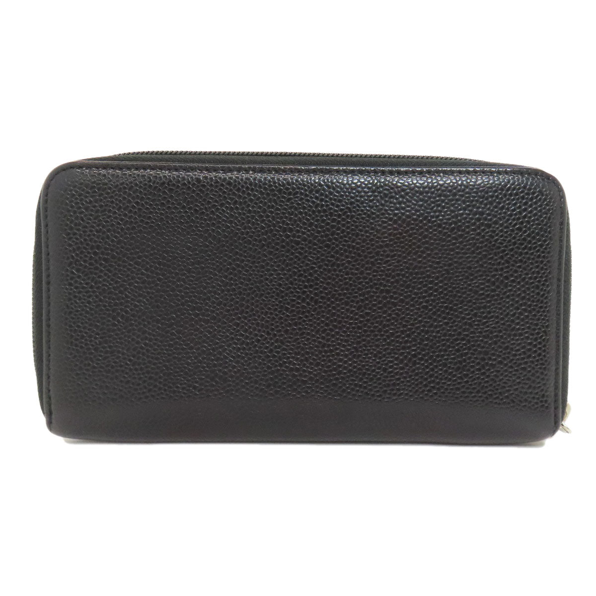 CHANEL シャネル ココマーク シルバー金具 長財布（小銭入れあり） グレインド カーフスキン レディース 中古