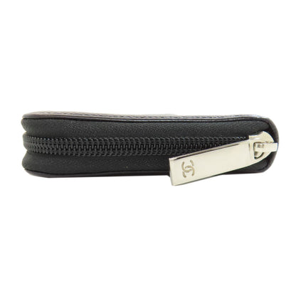 CHANEL シャネル ココマーク シルバー金具 長財布（小銭入れあり） グレインド カーフスキン レディース 中古