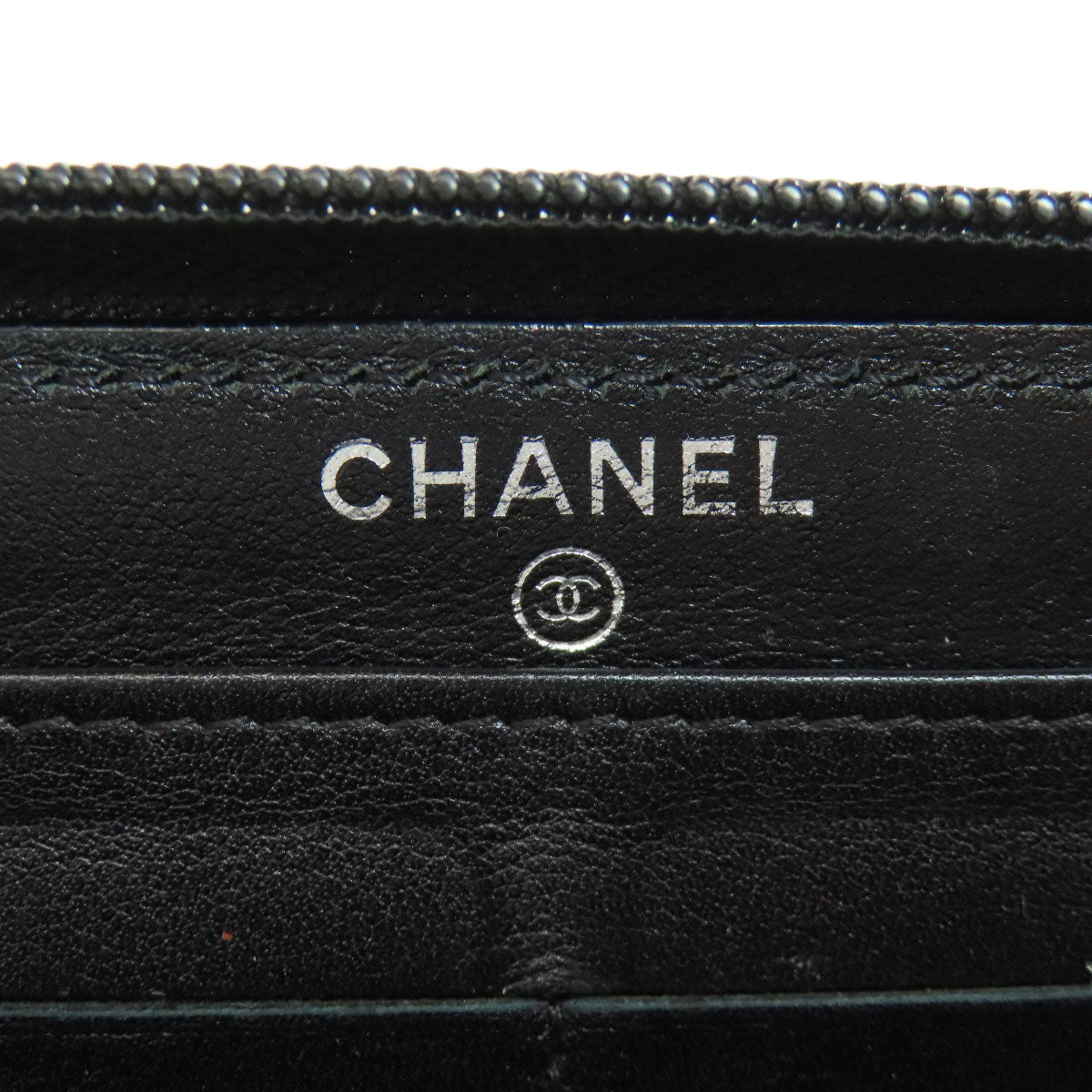 CHANEL シャネル ココマーク シルバー金具 長財布（小銭入れあり） グレインド カーフスキン レディース 中古