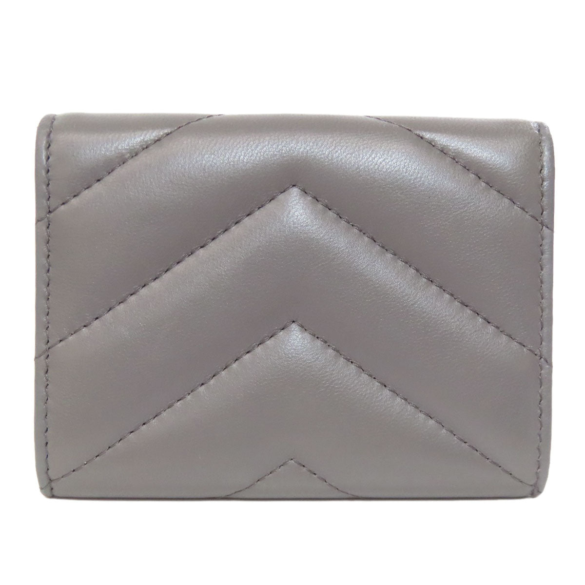 CHANEL シャネル ココマーク Vステッチ ゴールド金具 コインケース ラムスキン レディース 中古
