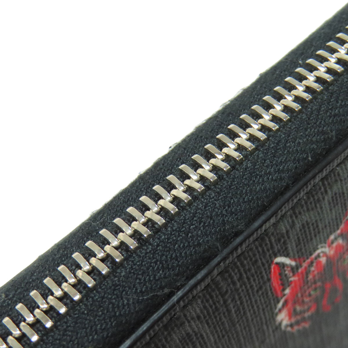 GUCCI グッチ 451276 ウルフ GGスプリーム カードケース PVC レディース 中古