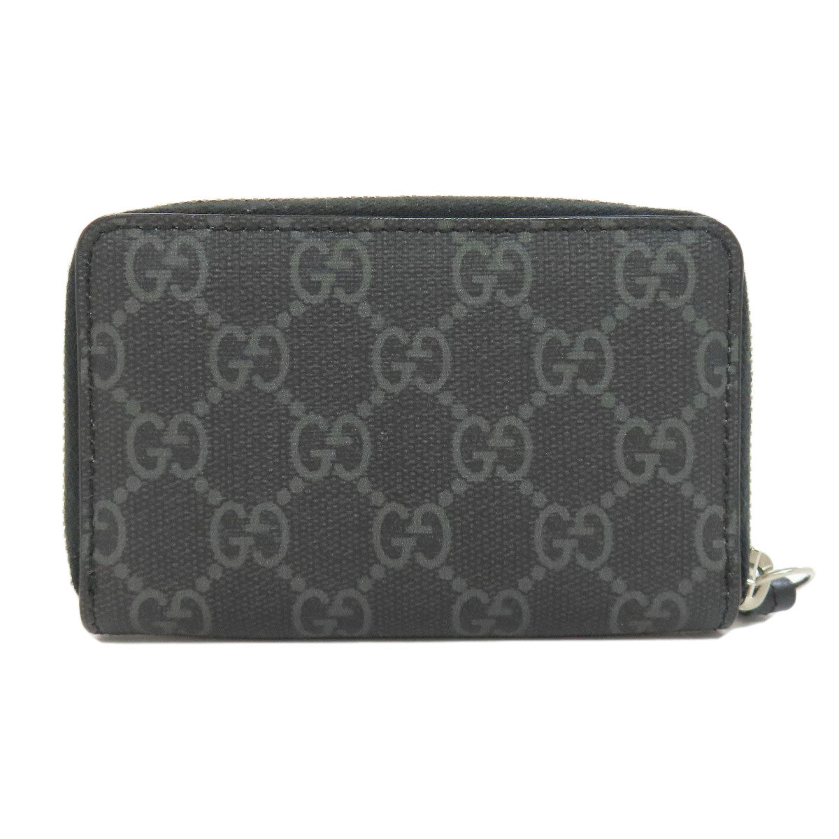 GUCCI グッチ 451276 ウルフ GGスプリーム カードケース PVC レディース 中古