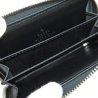 GUCCI グッチ 451276 ウルフ GGスプリーム カードケース PVC レディース 中古