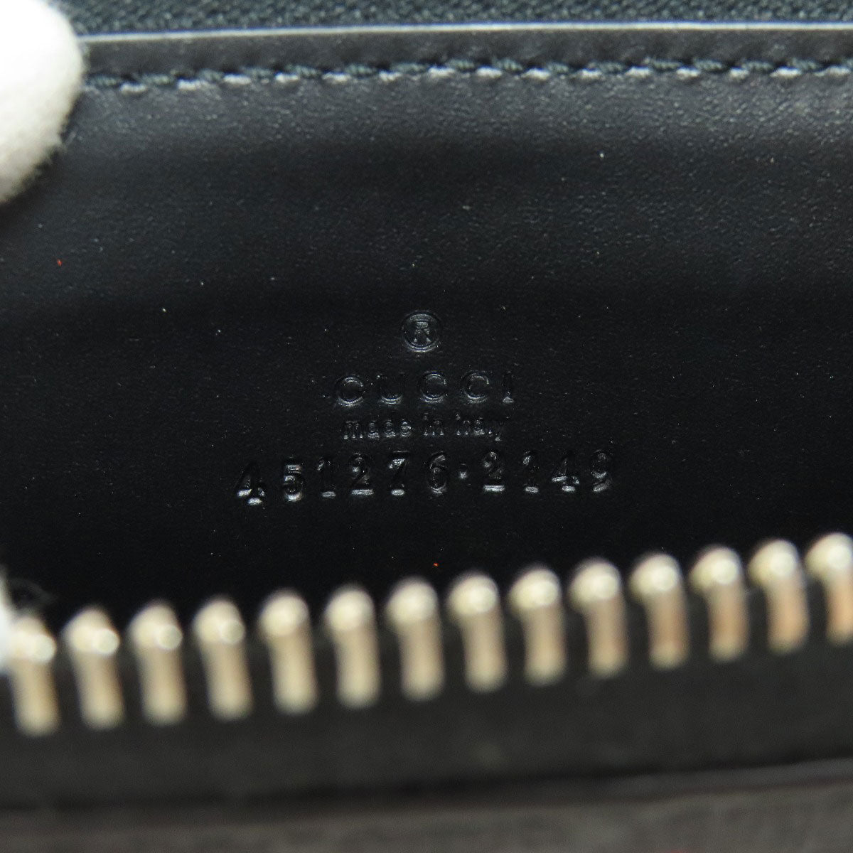 GUCCI グッチ 451276 ウルフ GGスプリーム カードケース PVC レディース 中古