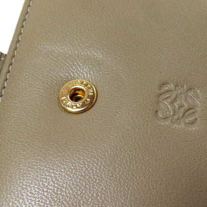LOEWE ロエベ アナグラム 二つ折り財布（小銭入れあり） ラムスキン レディース 中古