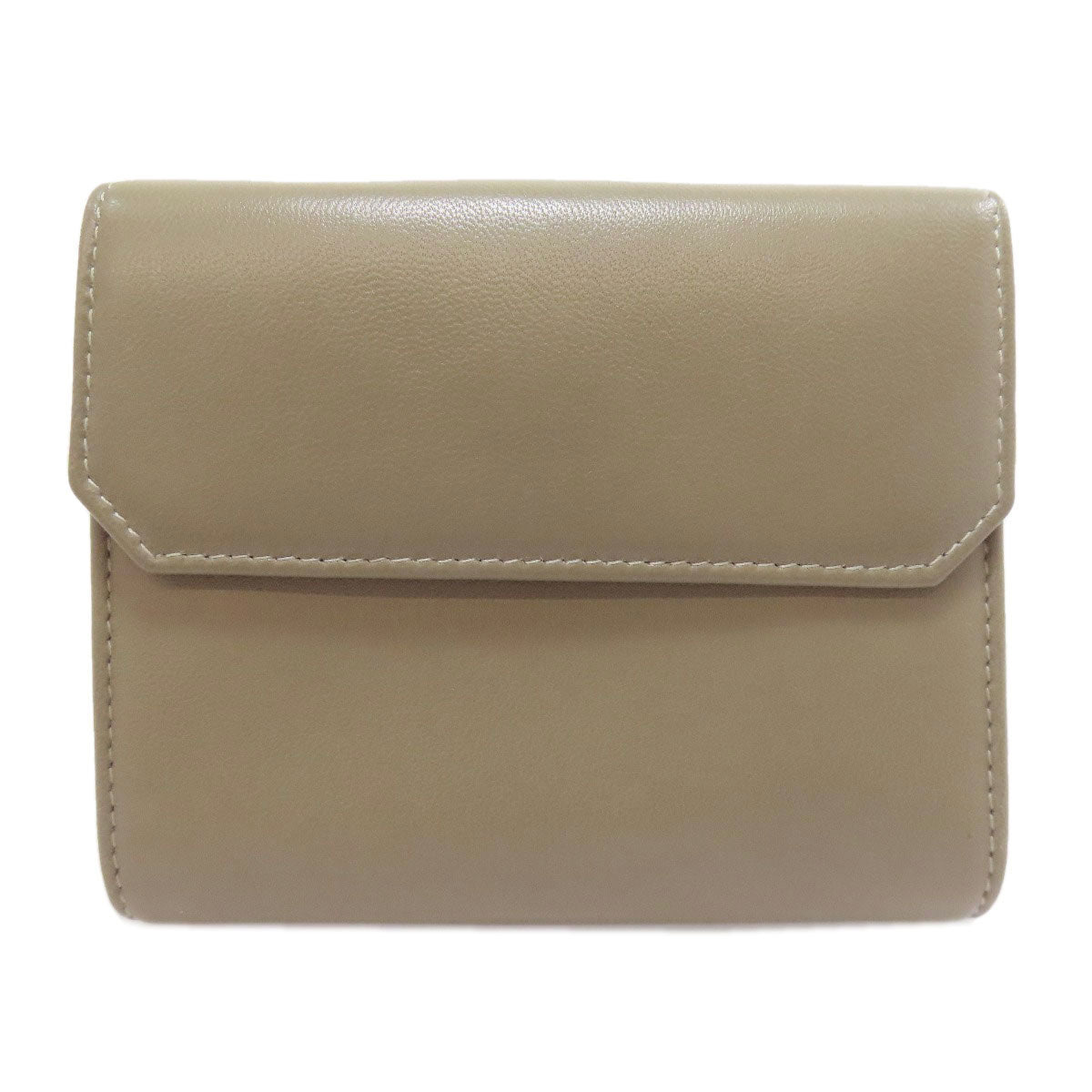 LOEWE ロエベ アナグラム 二つ折り財布（小銭入れあり） ラムスキン レディース 中古
