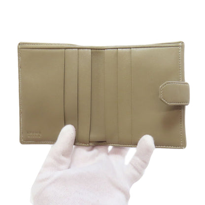 LOEWE ロエベ アナグラム 二つ折り財布（小銭入れあり） ラムスキン レディース 中古