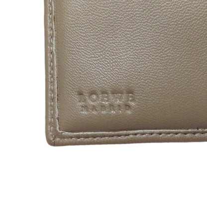 LOEWE ロエベ アナグラム 二つ折り財布（小銭入れあり） ラムスキン レディース 中古