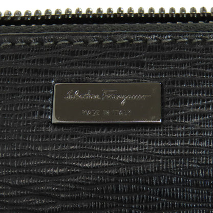 Salvatore Ferragamo サルヴァトーレフェラガモ ロゴ 長財布（小銭入れなし） レザー レディース 中古