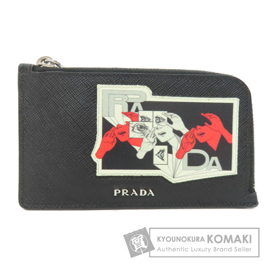 PRADA プラダ リアルライフコミックス コインケース サフィアーノ レディース 中古