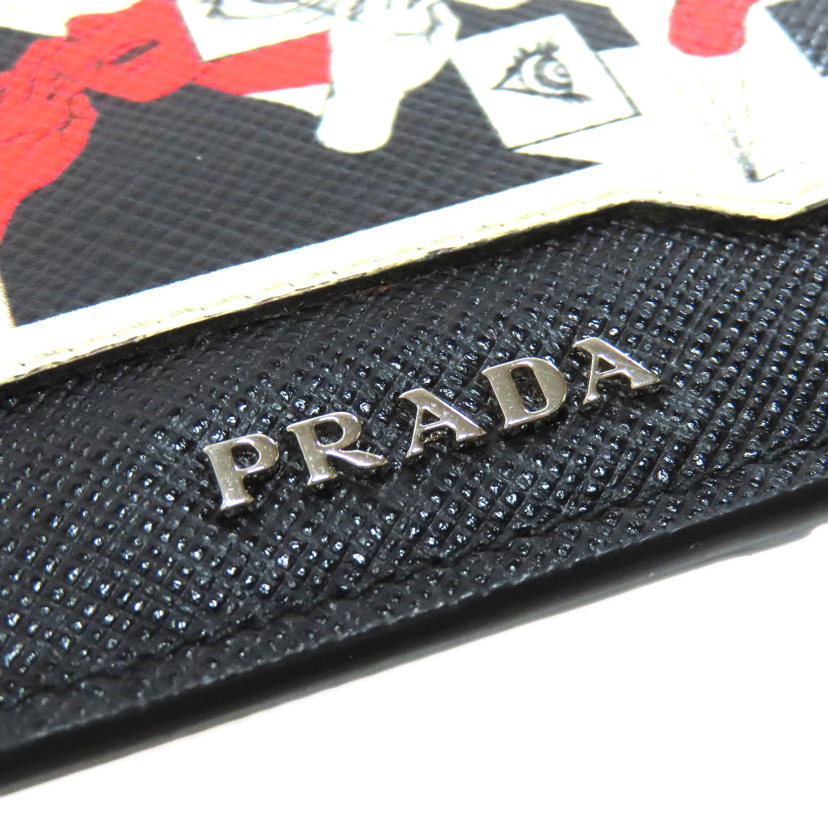 PRADA プラダ リアルライフコミックス コインケース サフィアーノ レディース 中古