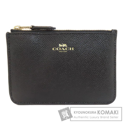 COACH コーチ F57854 キーリング付き コインケース レザー レディース 中古