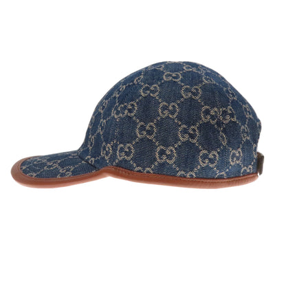 GUCCI グッチ 656206 GGキャンバス ベースボールキャップ 帽子 キャンバス レディース 中古