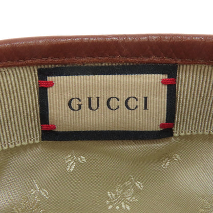 GUCCI グッチ 656206 GGキャンバス ベースボールキャップ 帽子 キャンバス レディース 中古