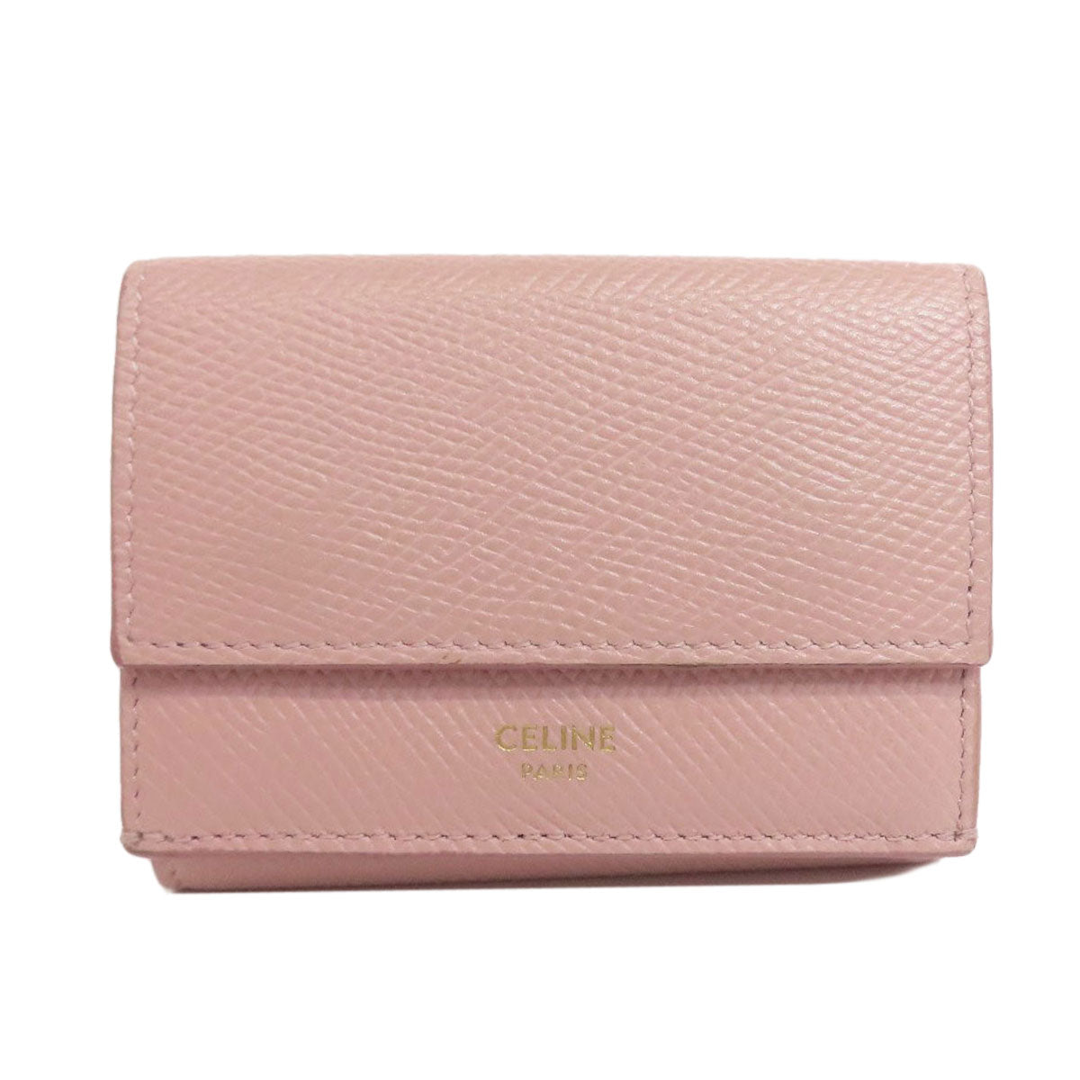 CELINE セリーヌ 三つ折り財布 二つ折り財布（小銭入れあり） レザー レディース 中古