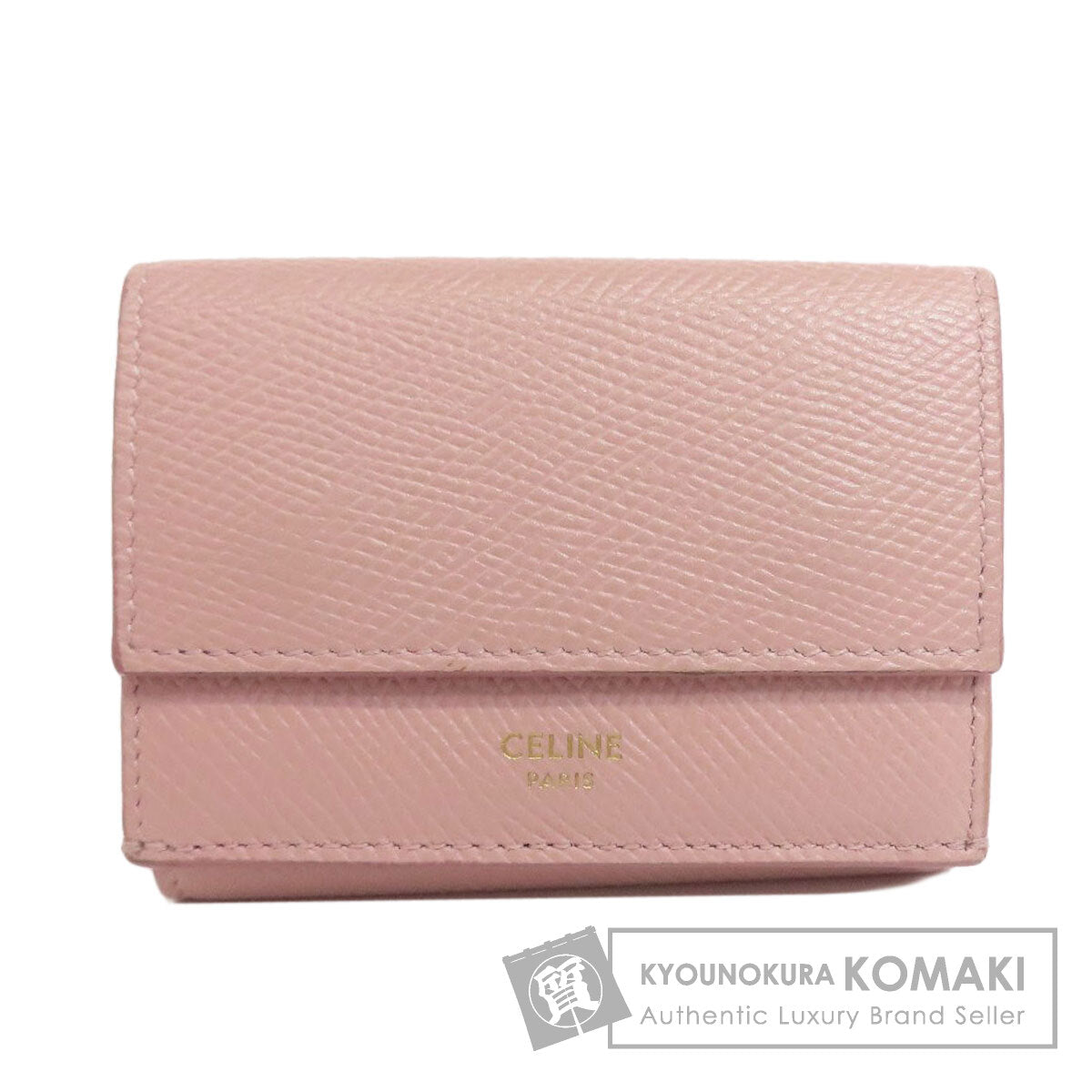 CELINE セリーヌ 三つ折り財布 二つ折り財布（小銭入れあり） レザー レディース 中古