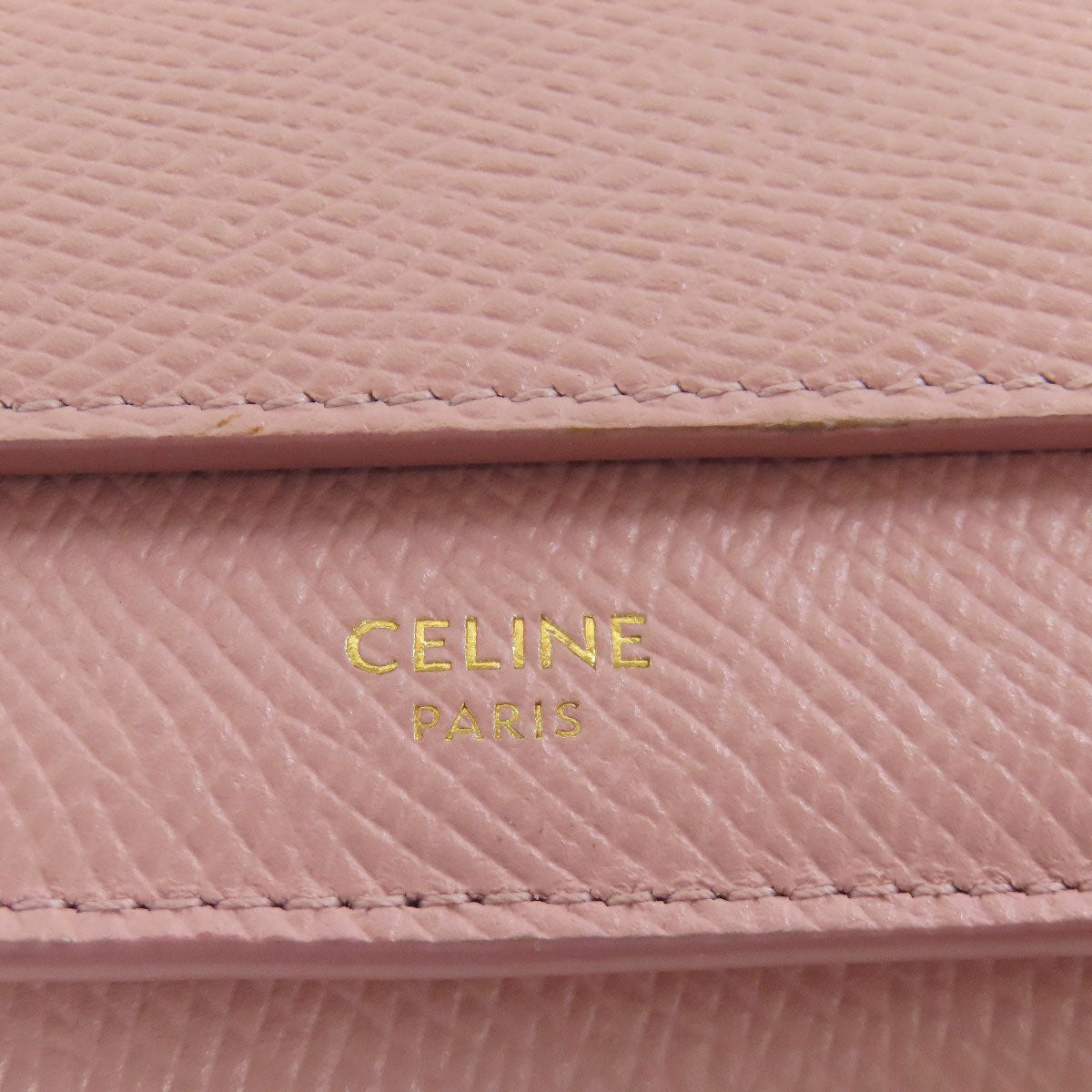 CELINE セリーヌ 三つ折り財布 二つ折り財布（小銭入れあり） レザー レディース 中古