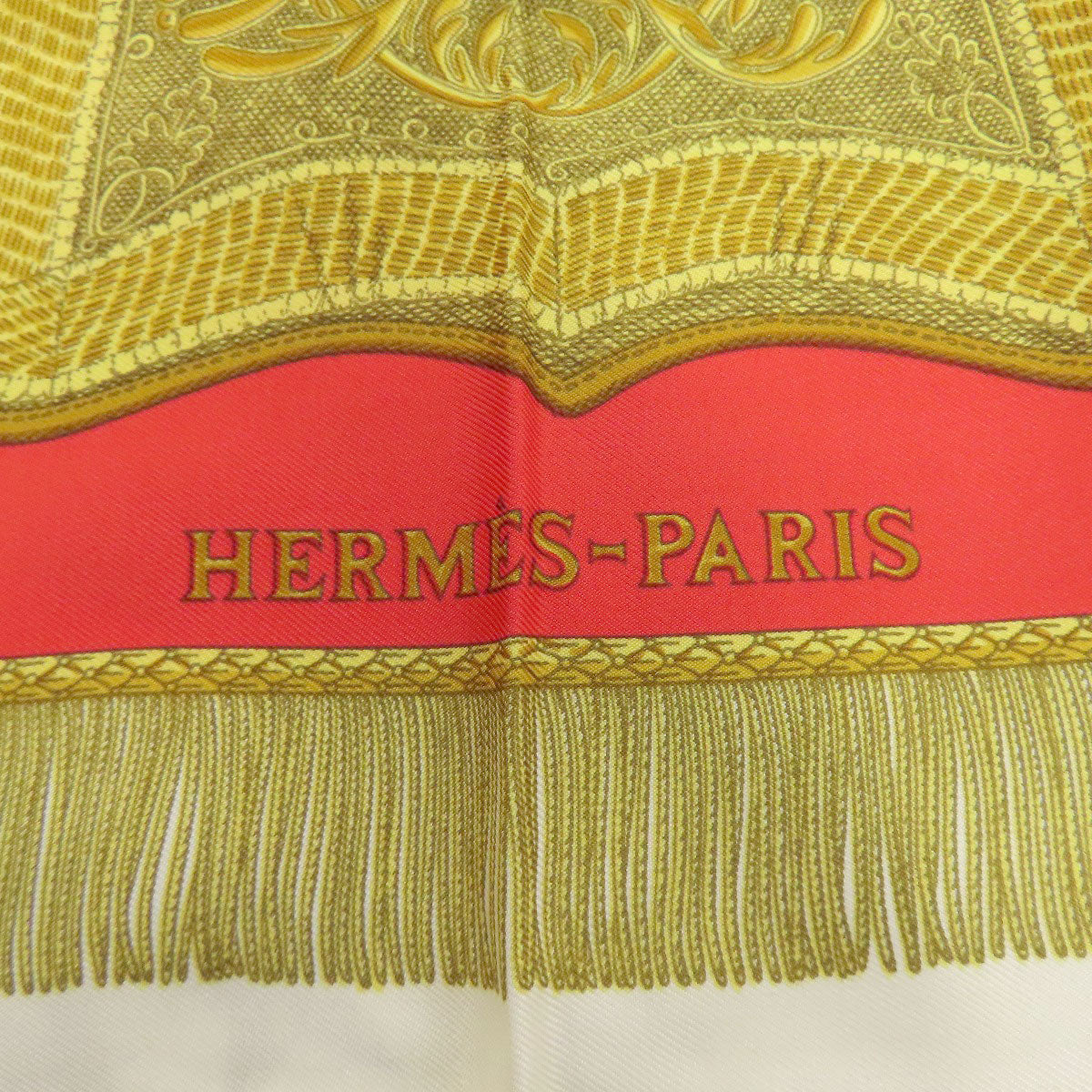 HERMES エルメス カレ90 サーベル飾袋 スカーフ シルク レディース 中古