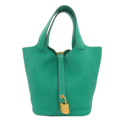 HERMES エルメス ピコタンロックPM ゴールド金具 ハンドバッグ トリヨンクレマンス レディース 中古