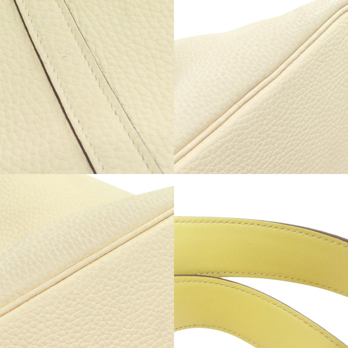 HERMES エルメス ピコタンロックMM シルバー金具 ハンドバッグ トリヨンクレマンス レディース 中古