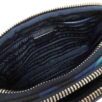 PRADA プラダ カモフラージュ柄 ミニショルダー ショルダーバッグ ナイロン レディース 中古