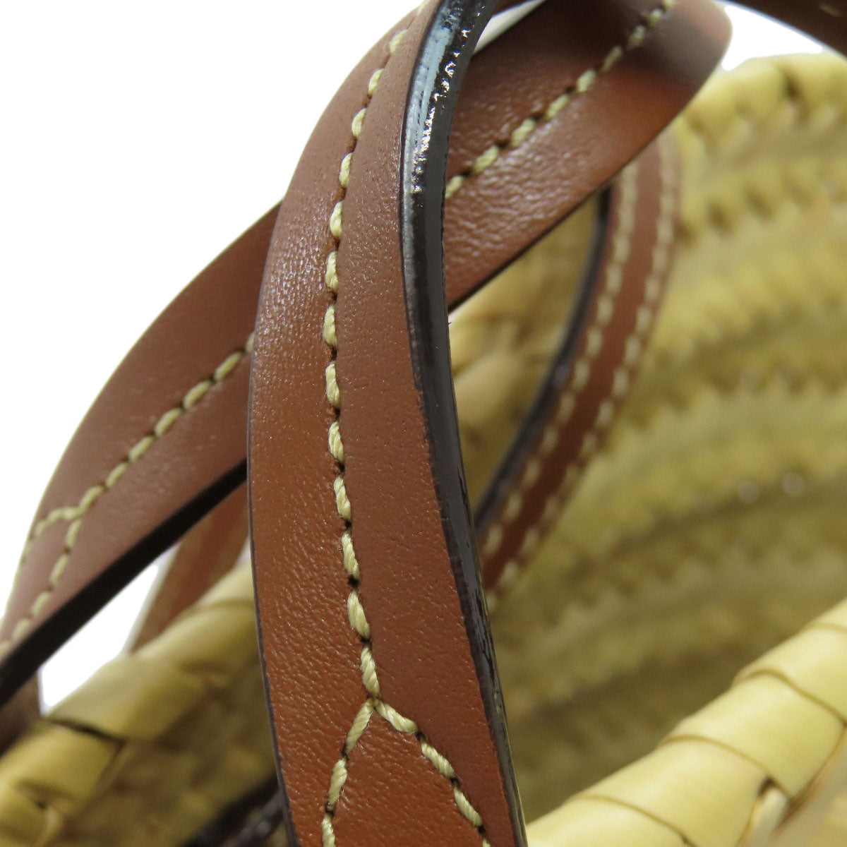 Jimmy Choo ジミーチュウ カゴバッグ 2WAY ハンドバッグ ラフィア レディース 中古