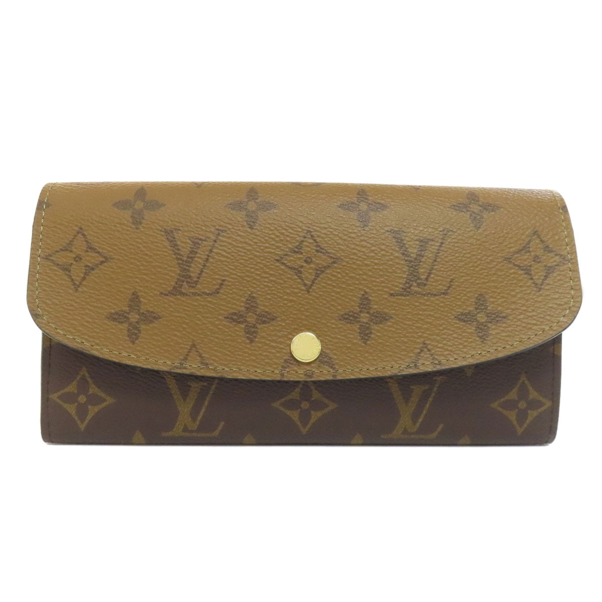 LOUIS VUITTON ルイヴィトン M82157 ポルトフォイユ・エミリー 長財布（小銭入れあり） モノグラムリバース レディース 中古